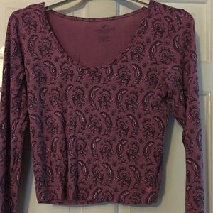 American Eagle Paisley Top